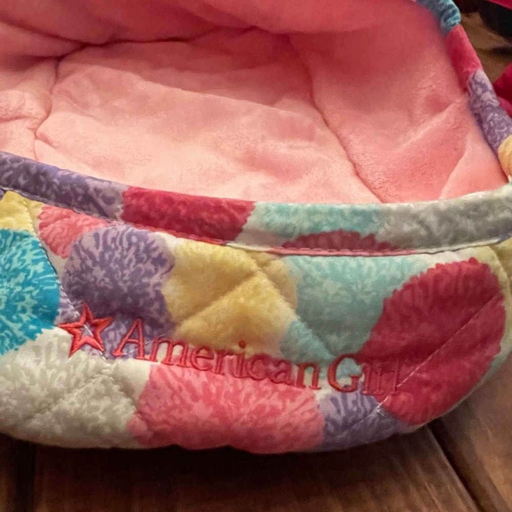 American Girl Bitty Baby doll carrier/bassinet/Moses basket.